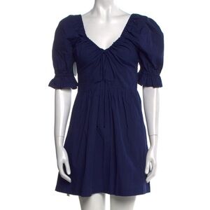 HILL HOUSE - v neck mini dress